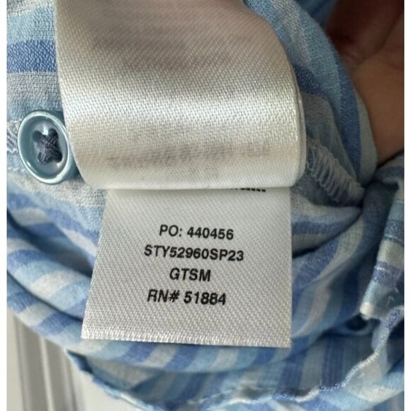 Patagonia Lightweight A/C Shirt 52960 Good Times Steam Blue Stripe Women's XL - Picture 6 of 7